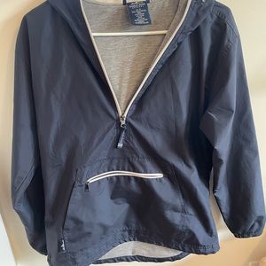 3/4 zip waterproof jacket